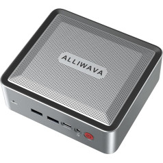 ALLIWAVA U58 Mini PC AMD Ryzen 7 5800U (8C/16T, līdz 4.4GHz), 32GB DDR4, 512GB SSD, 8 kodolu 2000MHz grafikas Micro Office PC Atbalsta 4K video BT5.2 WiFi 6E