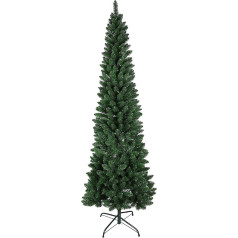 Ziemassvētku eglīte Slim Pine Green 180 cm reālistisks atverams lietussargs 53 cm diametrā (zaļš)