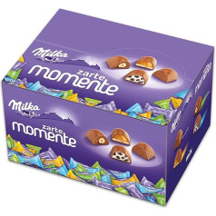 Milka Zarte Momente (Delikātie mirkļi) šokolādes maisījums, 1 x 1 kg, šokolādes maisījums ar karameli, lazdu riekstiem, Oreo un Alpu pienu