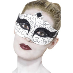 Amakando Venēcijas maska Gulbju balles maska Pusmaska Operas maska Venēcija Fancy Dress Mask Ball Aksesuāri