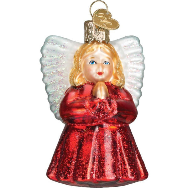 Old World Christmas Angel Collection Stikla pūsti rotājumi Ziemassvētku eglītei Baby Angel, 3 In H X In W X In D