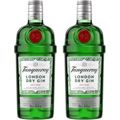 Tanqueray London Dry Gin | 43,1% Vol | 700ml (2 iepakojumi)