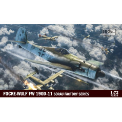 Plastmasas modelis fw 190 d11 sorau rūpnīcas sērija 1/72