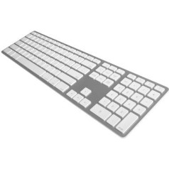 Alumīnija tastatūra mac bluetooth sudraba