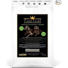 Canis Gold Adult 70% Rabbit Monopro Stone | Grain Free Super Premium Dry Dog Food 10 kg iepakojums