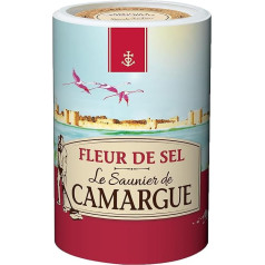 Le Saunier de Camargue Fleur De-Sel in 1 kg tin, premium sea salt from southern France, ideal for refining dishes