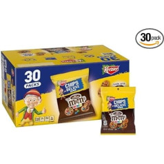 Keebler M&M sīkfaili Bite Size Pack of 30 x 45 g Delicious M&M Cookies