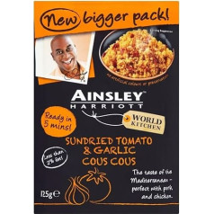 Ainsley Harriott Žāvēti tomāti un ķiploki (125g) - 6 gab. iepakojumā