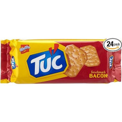 Tuc Bacon Crackers, 24 krekeri, iepakojumā (24 x 0,1 kg)
