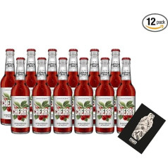 Elephant Bay Ice Tea Cherry Set - 12 x Elephant Bay Cherry 330 ml, ieskaitot depozītu - atkārtoti lietojams