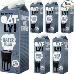 Oatly Oat Drink Deluxe auzu dzēriens 1000 ml x 6 gab.