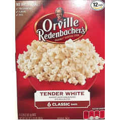 Orville Redenbacher 's Tender White Classic Bag 6 Beutel 558 ml (2 Stück)