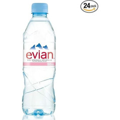 Evian dabīgais minerālūdens 500 ml x 24 pudeles