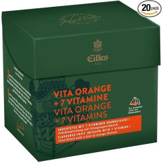 Eilles tējas dimanti Vita Orange + 7 vitamīni, 20 gabaliņu iepakojumā