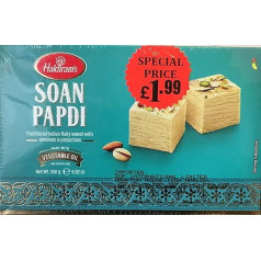 2x Haldiram's Soan Papdi 250g Indijas saldumi