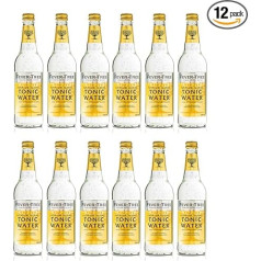 Fever Tree Indijas tonizējošais ūdens 0,5 litra pudelēs, 12 pudeles (12 x 500 ml)