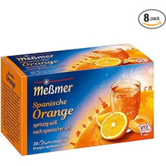 Meßmer Spanish Fiesta Orange Apricot 20 maisiņu 8 iepakojumi (8 x 50 g)