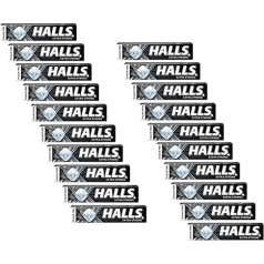 DEU Halls® Atsvaidzinošas konfektes bez cukura Halls® Extra Strong Mentols un eikalipts Konfektes 20 gab. (640 g)