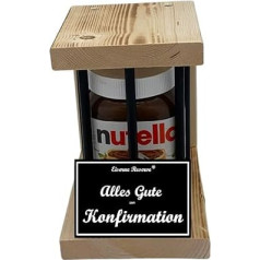 Nutella Konfirmācijas dāvanu avārijas rezerve Black Edition Konfirmācijas dāvanas zēniem Konfirmācijas dāvanas meitenēm Teksts melns / W Alles Gute zur Konfirmation