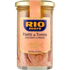 Rio Mare Tunzivju filejas olīveļļā Tunzivju filejas olīveļļā 250 g, roku darbs, 6 gab., iepakojumā