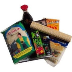 Asiafoodland - Sushi Set Japan Style Supreme - Complete Package - Trial Pack - Includes Simple Asiafoodland Sushi Recipe Card