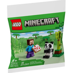 Minecraft ķieģeļi 30672 Stīvs un mazā panda