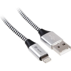 Tracer 46268 Lighting USB 2.0 Iphone AM 1m Black Silver