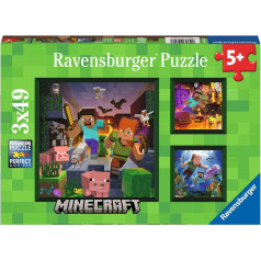 Puzzle 3x49 elementi minecraft