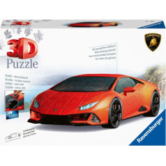 Puzzle 108 gabaliņi 3d transportlīdzekļi lamborghini huracan evo verde