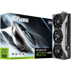 Grafiskā karte gefroce rtx 4070 ti super solid 16gb gddr6x 256bit