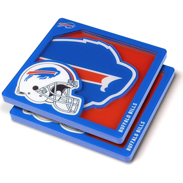 YouTheFan Buffalo Bills logo sērijas 3D paliktnis Komandas krāsas 4