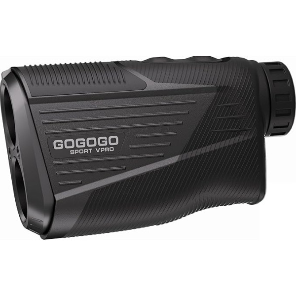 Gogogo Sport Vpro golfa tālmērs 1372M/2286M ar slīpuma slēdzi, ± 0,5 m precizitāte, magnētiskā josla, uzlādējams, 7 x tālmērs ar impulsu vibrāciju, IP54, turnīra režīms golfam