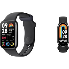 Xiaomi Smart Band 8 Pro fitnesa trenažieris, 1,74 collu AMOLED displejs un Smart Band 8 fitnesa trenažieris, 1,62 collu AMOLED displejs