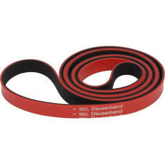 Deuser Band Original Resistance Band Gymnastics Band Made of Natural Rubber, Vegan, Non-Slip, Made in Germany Fitness Bands for Strength Training, Fitness, Yoga