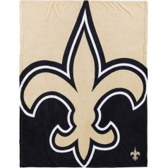 FOCO New Orleans Saints NFL Supreme Slumber Plush Throw Blanket - gabals