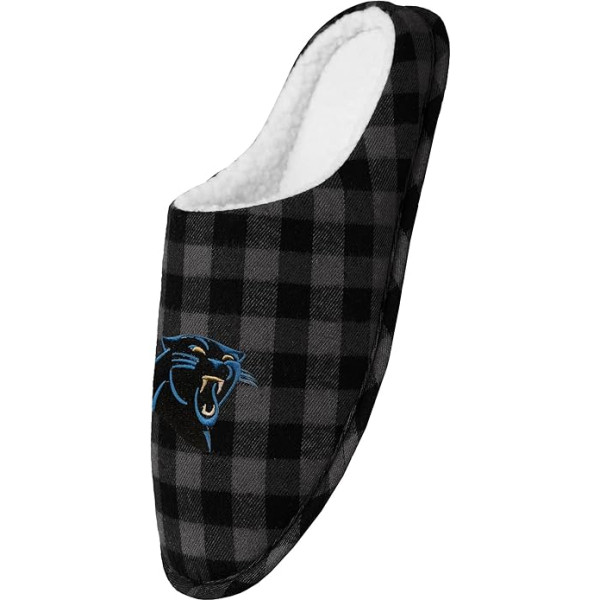 FOCO Vīriešu NFL Sherpa Lined Buffalo Check Memory Foam čības