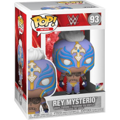 Funko Pop! WWE: Rey Mysterio - Vinila kolekcionējama figūriņa - Dāvanu ideja - Oficiāla prece - Rotaļlieta bērniem un pieaugušajiem - Sporta fani - Kolekcionēšanas un eksponēšanas stenda modelis