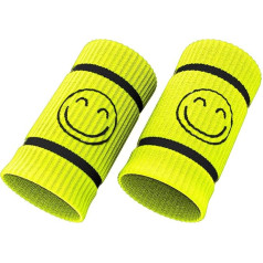 HappyTraining Crossfit Wrist Wraps Sweatbands Compression Wristbands Fabric Wraps for Crossfit Gym Paddle Tennis Running Improve Grip and Comfort