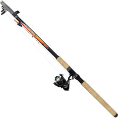 Arapaima Fishing Equipment® Makšķerēšanas piederumu komplekts | Makšķeres un spolītes Combo | Foreļu un asaru zveja | 300 cm