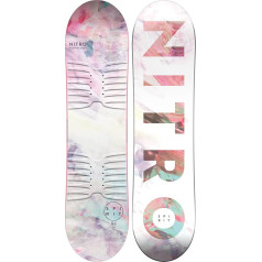 Nitro Snowboards Kids Spirit Board All Mountain Freestyle Twin bērnu jauniešu dēlis, daudzkrāsains