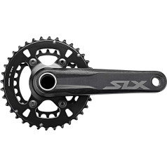 SHIMANO Unisex - Pieaugušo SLX FC-M7100 kloķvārpstu komplekts, melns/pelēks, 175 mm