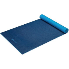 Gaiam Plain Yoga Mat, neslīdošs vingrošanas un fitnesa paklājs visiem jogas, pilates un grīdas vingrinājumu veidiem