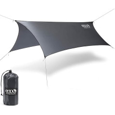 Eno 3ProFly Tarpaulin 2 x 1,9 м Silicone/Nylon/PU Grey 2-Piece