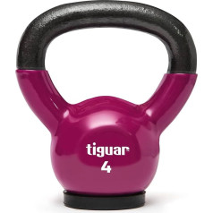 tiguar Kettlebell 4kg Purple Strength Training Svars Sporta Mājas Fitness