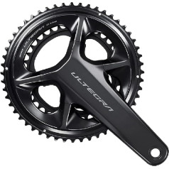 SHIMANO Unisex - Pieaugušo Ultegra FC-R8100 kloķvārpsta, melna, viens izmērs