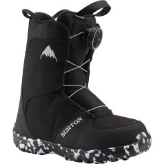 Burton Grom BOA sniega dēļu zābaki Kid's Sz 3K Black