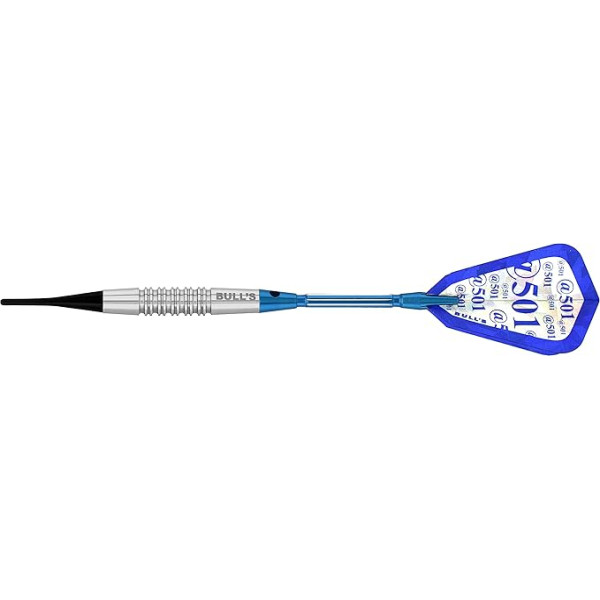 @501 Soft Dart ir augstas kvalitātes turnīru šautriņas, kas izgatavotas no 90% volframa (volframa). Pieejami 3 dažādi satvēriena līmeņi. Komplektā ietilpst alumīnija kātiņas un dimanta lidojumi.