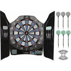 Solex Sports 43325 Elektroniskais šautriņu dēlis Darts Bull Legend 8 spēlētāju kabinets 50 x 46 x 5,5 cm Daudzkrāsains