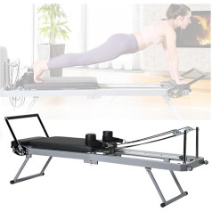 Salokāms Pilates Reformer mašīna Pilates Reformer mašīna mājas treniņiem Salokāms Pilates aprīkojums Reformer ķermeņa izturības stiepšanas līdzsvara vingrinājumu treniņam