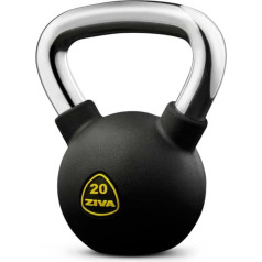 ZIVA Performance Kettlebell, melns, 20 kg